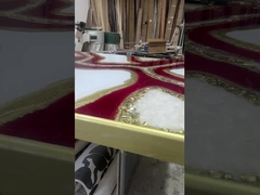 Mesa de arte de resina de lujo para villas y estudios de lujo