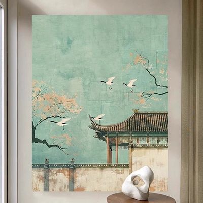 Enhance the artistic atmosphere of your home Colorful Printed Oil Painting for Office and Bedroom