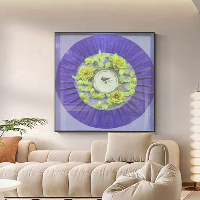 Fine materials and meticulous processes Handmade Mixed Media Painting for Home Decor