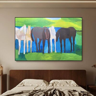 Rich and vibrant colors Printed Oil Painting Animal Art for Home Wall Decor