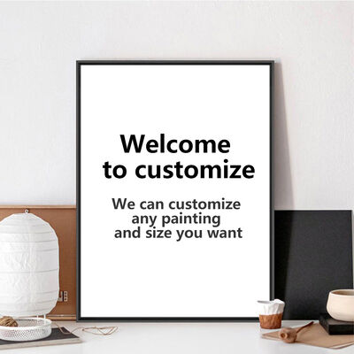 Customized Size 100% Hand Painted Modern Abstract Landscape Oil Painting Canvas Wall Art